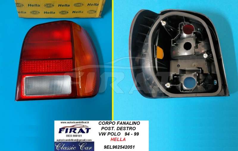 FANALINO VW POLO 94 - 99 POST.DX (9EL962542051)